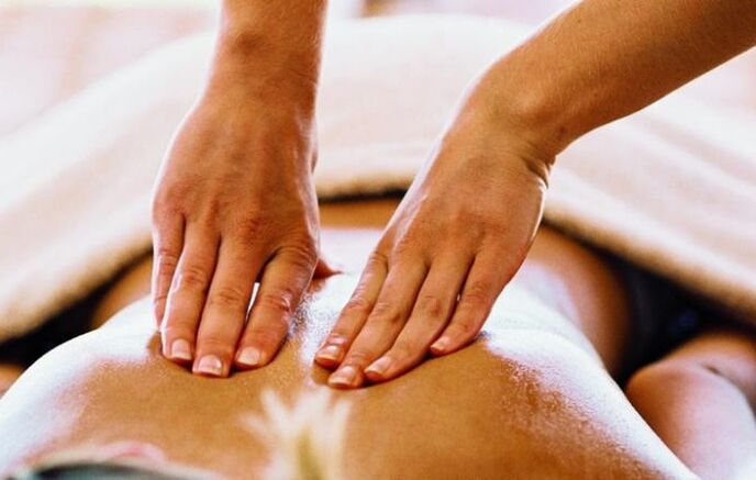 Massage bei Osteochondrose der Wirbelsäule
